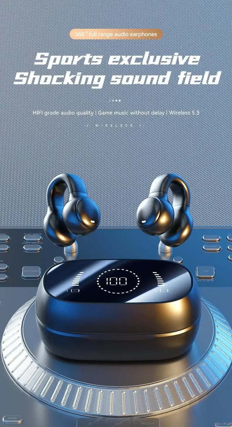 Auriculares Inalámbricos de Conducción Ósea Bluetooth 5.3 – AURICULARES DE GANCHO 5.3