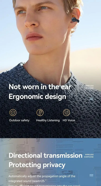 Auriculares Inalámbricos de Conducción Ósea Bluetooth 5.3 – AURICULARES DE GANCHO 5.3