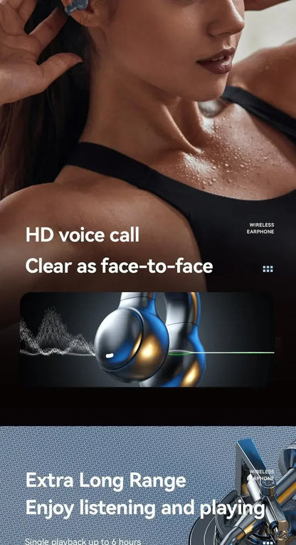 Auriculares Inalámbricos de Conducción Ósea Bluetooth 5.3 – AURICULARES DE GANCHO 5.3