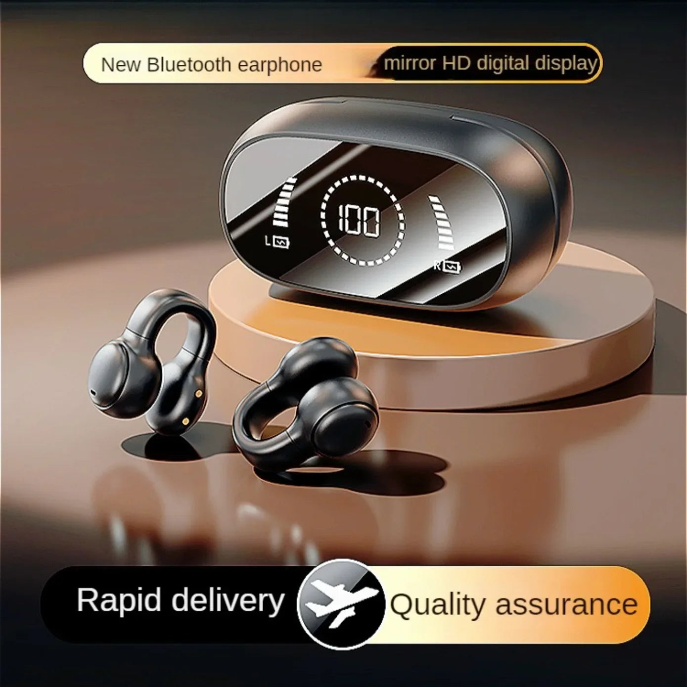 Auriculares Inalámbricos de Conducción Ósea Bluetooth 5.3 – AURICULARES DE GANCHO 5.3