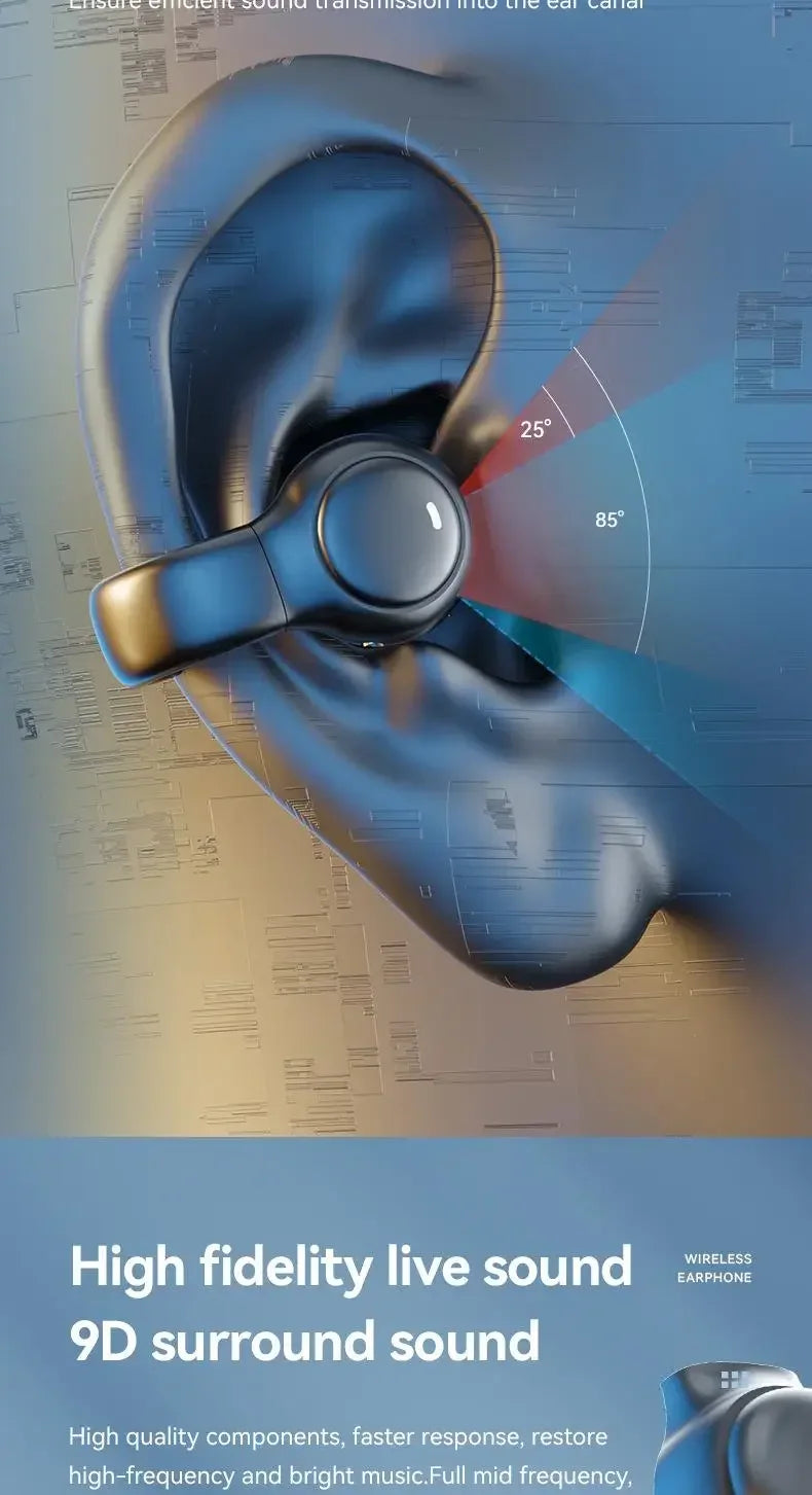 Auriculares Inalámbricos de Conducción Ósea Bluetooth 5.3 – AURICULARES DE GANCHO 5.3